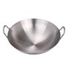 Wok de Acero Inoxidable con Doble Asa