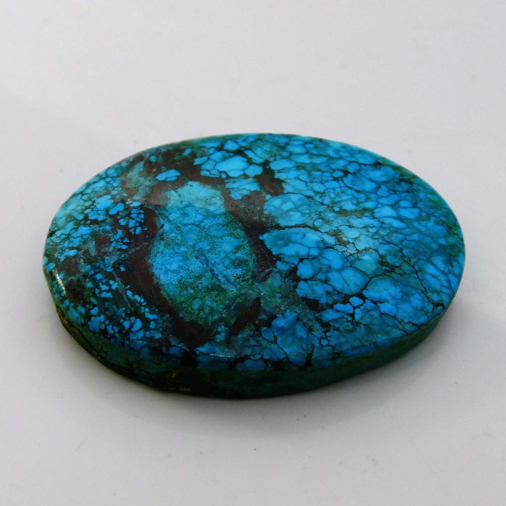 Oval Shape 65.65 Ct Natural Perfect Blue Turquoise Loose Gemstone CERTIFIED