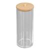 Transparent Makeup Cotton Swabs Holder PS Cosmetic Pads Container Cotton Rounds Holder  Bathroom