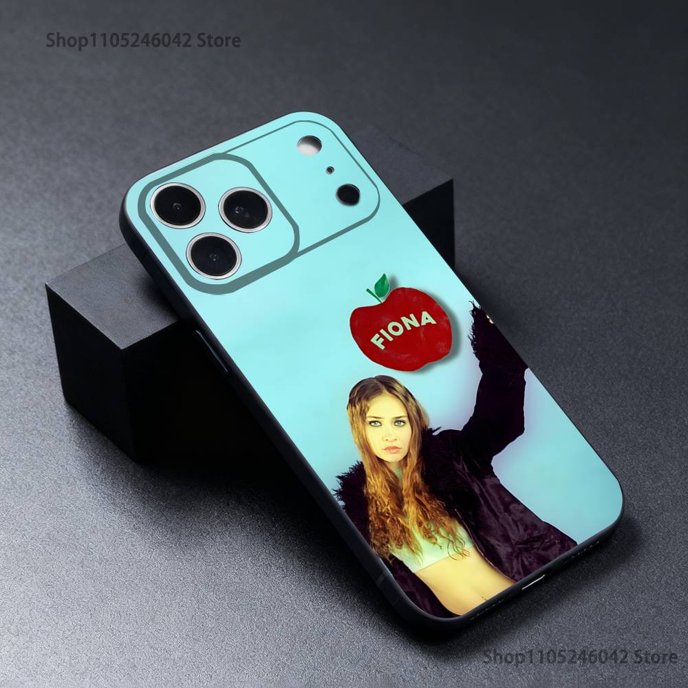 F-Fiona A-Apple Phone Case For iPhone 17,16,15,14,13,12,11,Pro,Max,Plus Black Soft Cover