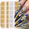 Nail Art Mini Small Steel Ball 12 Grid Does Not Fade Size Metal Round Beads Mixed Nail Jewelry Set