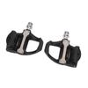 2Pcs Road Bike Self Locking Pedals Engineering Plastics Adjustable Bicycle Accessories with Lock Plates