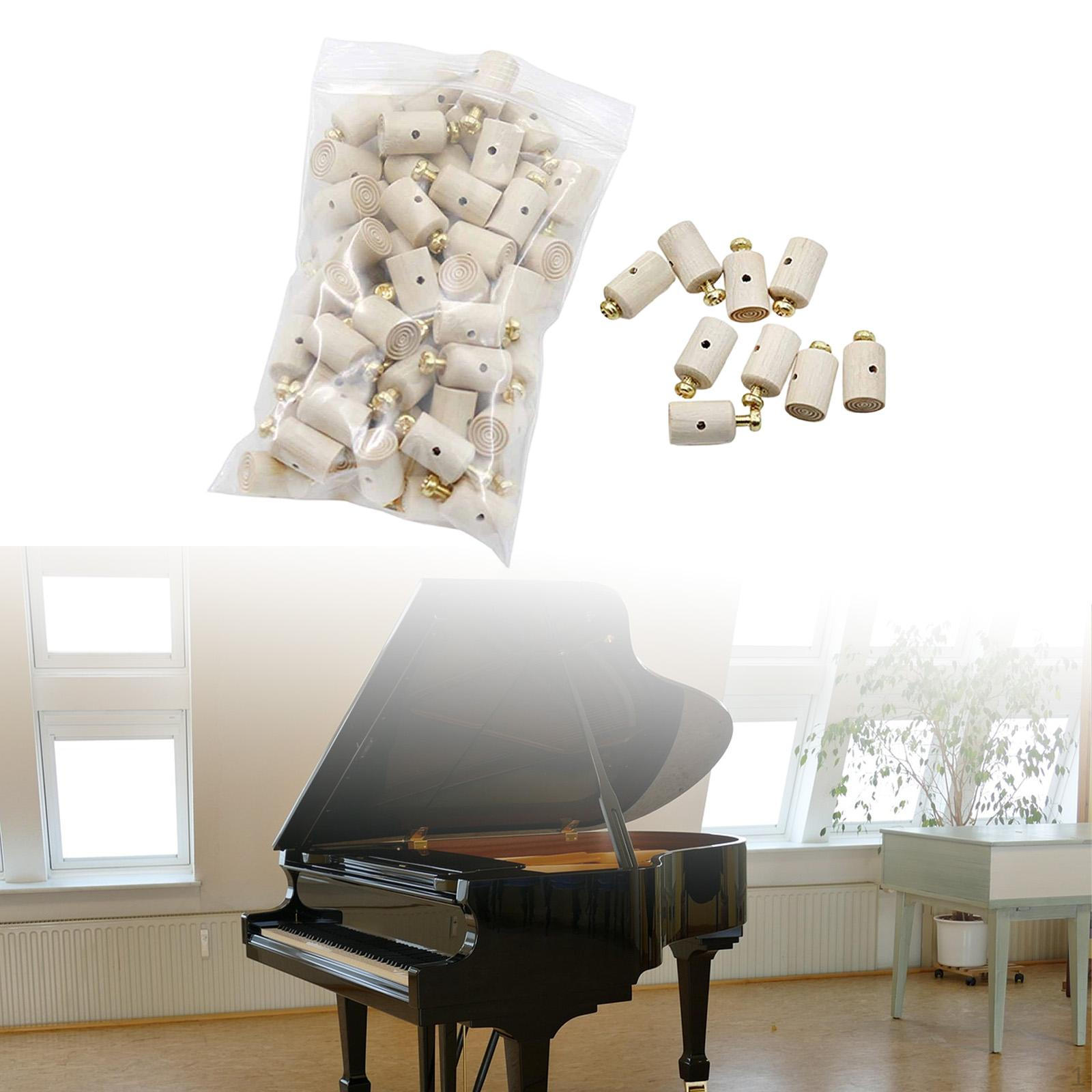 

Piano Wooden Screws Tuning Sturdy Easy to Use Portable Efficient Professional Damper Head 10x15mm