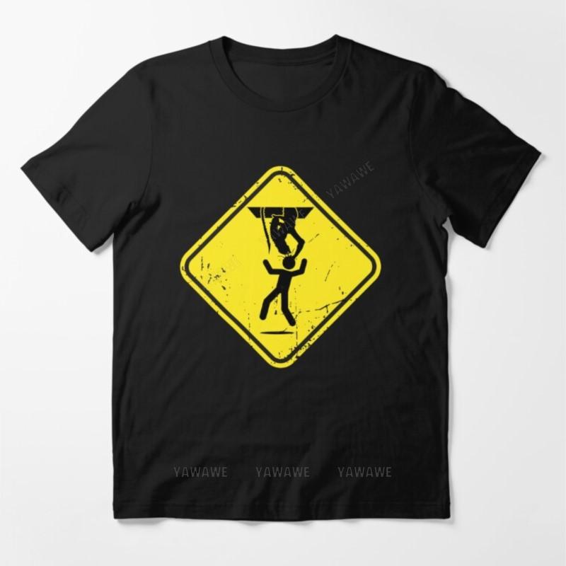 

Adult tee tops teenager cotton tee shirt Air Duct Hazard Essential T Shirt fashion print tshirts male casual style teeshirt 4XL
