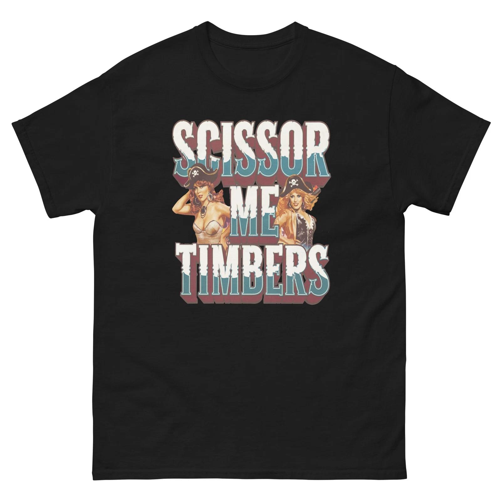 

Scissor Me TImbers Pirates Bright Colours Fun T-Shirt M
