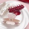 1pc Light Luxury Rhinestone Heart-shaped Clip Design for Valentine's Day Hair Clip, High-end Shark Clip Hair Accessory