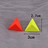 New Korean Neon Yellow Green Round Square Acrylic Stud Earrings For Women Geometric Triangle Matt Earrings Jewelry Party Gifts