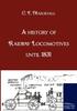Kniha A History of Railway Locomotives Until 1831