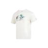 Letter Print Outdoor Fashion Casual Comfortable Round Neck Short Sleeve T-Shirt Men Tops Beige 629400-87