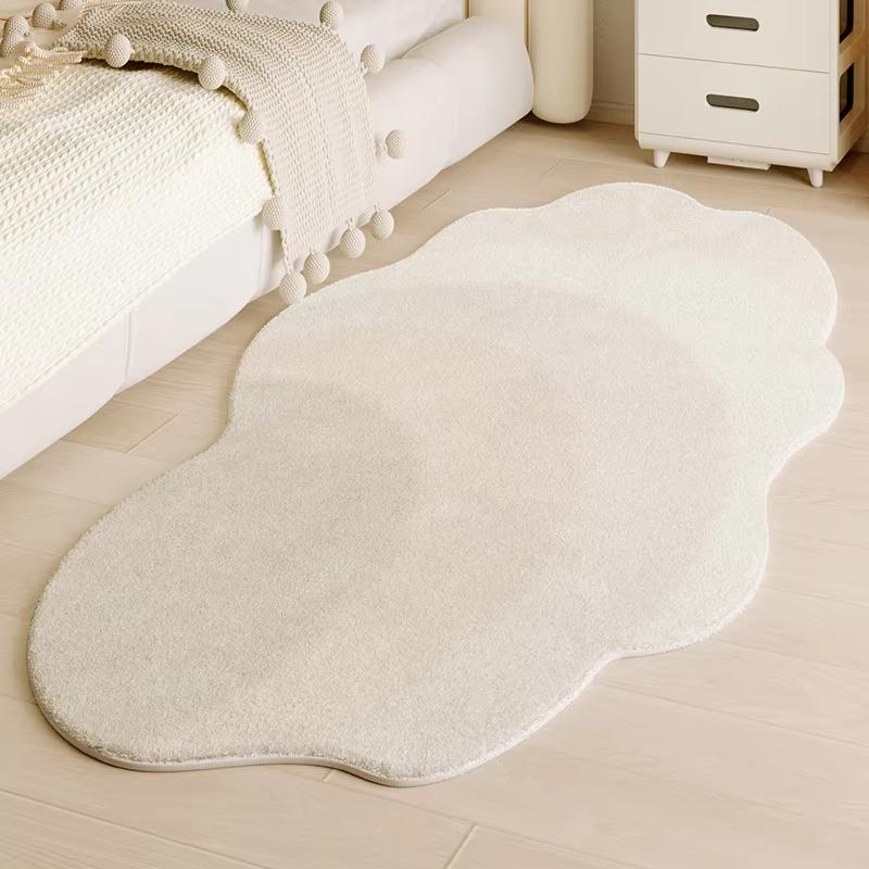 Golfvormig Tapijt Bedkleed Slaapkamer Vloerkleed Deurmat Modern Geometrisch Patroon Waterdichte Vloerbedekking Woondecoratie 40X60CM (1.3X2FT