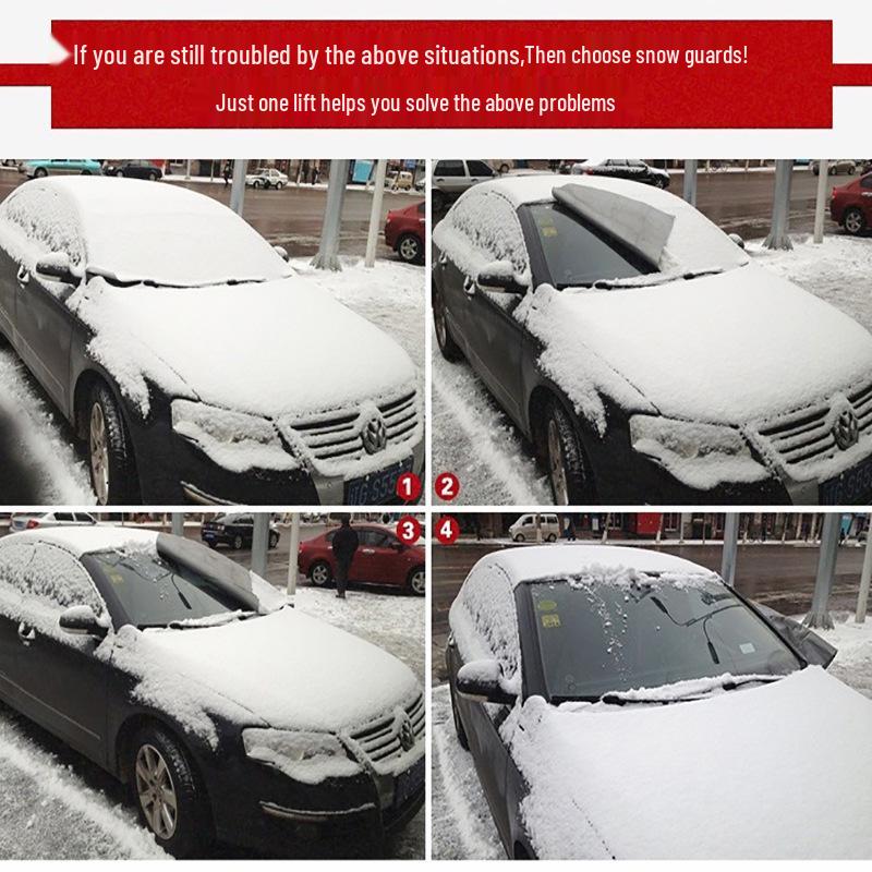 Car Windshield Snow & Sun Shield: Winter Frost Protection & Heat Insulation Cover
