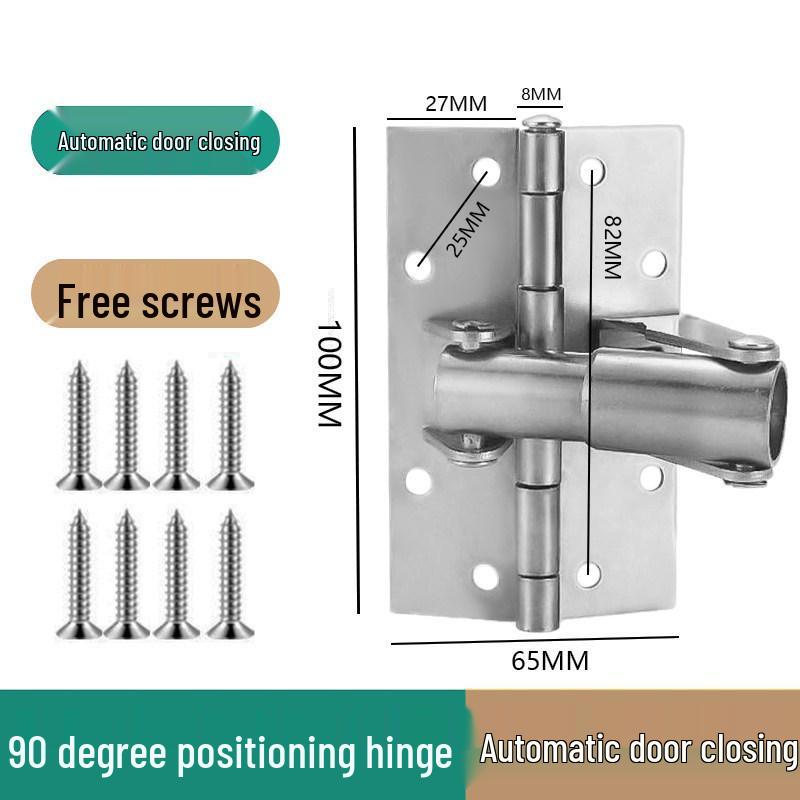 Automatic Door Closer: Multi-functional Invisible Spring Hinge with Buffer and Positioning Features
