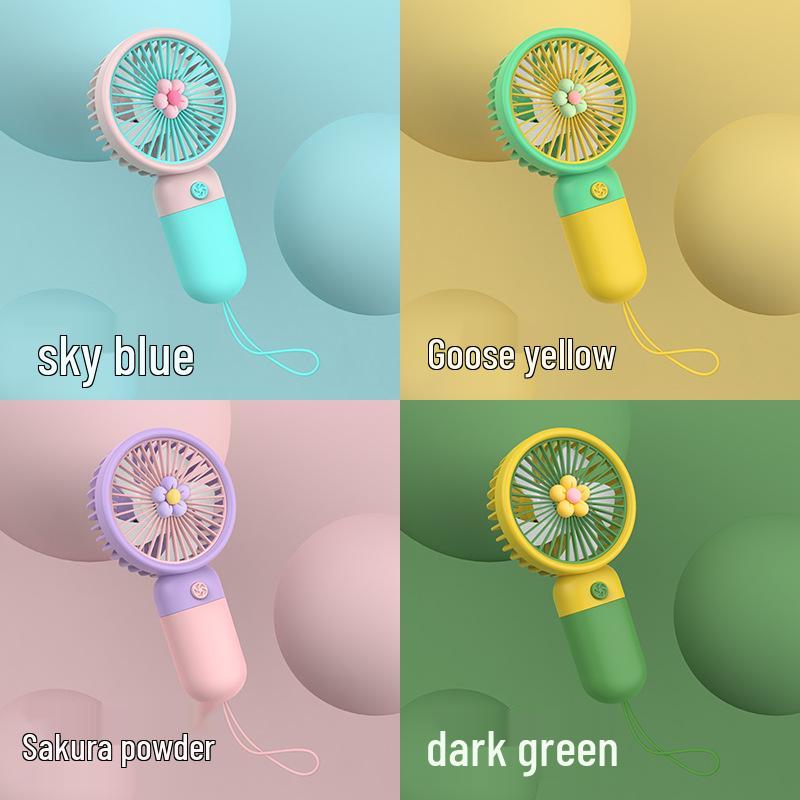 Bærbar Stillegående USB Mini Vifte - Håndholdt & Oppladbar, Perfekt Studentgave