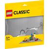 LEGO Classic Baseplate (Gray) Toy, Birthday Gift, Educational Building Blocks, Boys and Girls, Ages 4, 5, and 6, Pretend Play, City Building, 11024