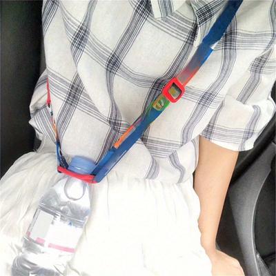 1PC Drink Bottle Strap, Adjustable Sling Lanyard For Mineral Water Bottle, Travel Portable Water Bottle Strap Cup Sleeve