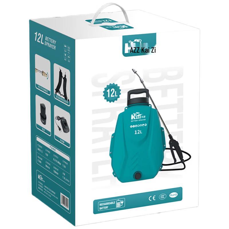 KAZZ Электрический рюкзачный опрыскиватель вилка CN (адаптер в комплекте)