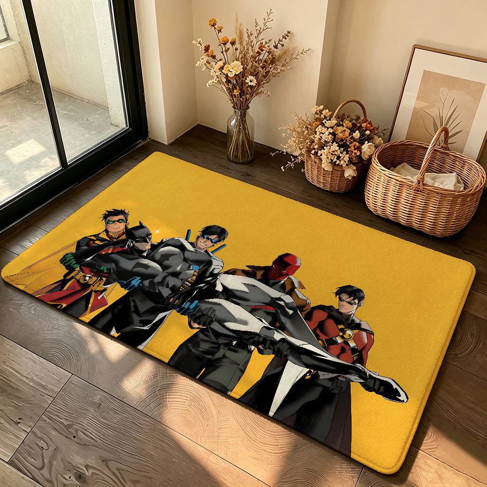 Classic B-BatmanS Carpet Bathroom Anti-slip Mat Door Mat Home Decoration Mat Entrance Door Mat Scratch-resistant Door Mat