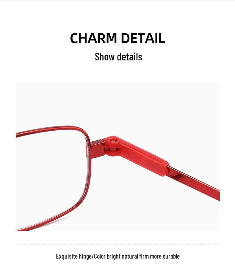 Ultralight Anti-Blue Light HD Reading Glasses for Men & Women, Portable & Ultrathin, Ideal for Middle-Aged & Elderly.
