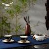 Auratic Madam Porcelain Pomegranate Garden 6-Piece Chinese Ceramic Tea Set