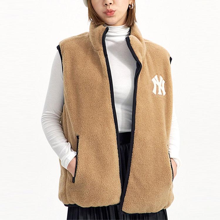 New MLB New York Yankees Down Vest Unisex Black 3ADVB0326-50BKS