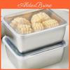 Stainless 600ml Steel Refrigerator Food Storage Box With Plastic Lid Prepare Food Freshness Preservation Box Picnic Box