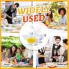 Bird Design Manual Lemon Squeezer - Clear Acrylic Wedge Press & Slice Holder for Juice