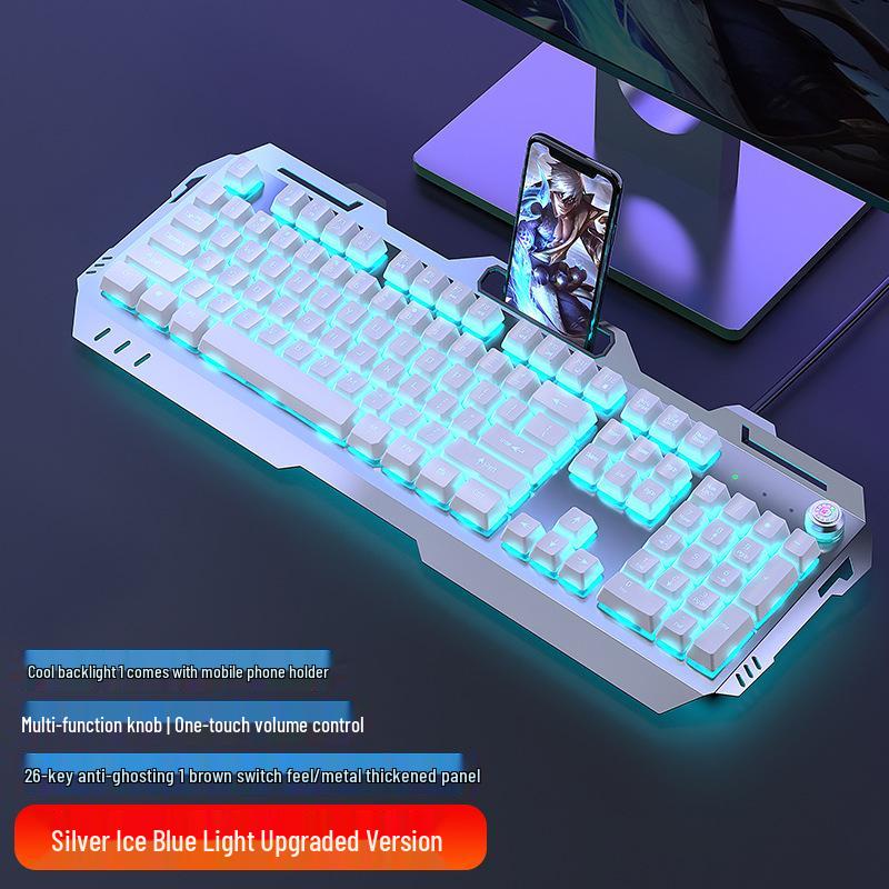 GX80 Mechanical Keyboard, Mouse & Headset Set - Brown Switch, Wired for Laptop & E-sports Gaming
