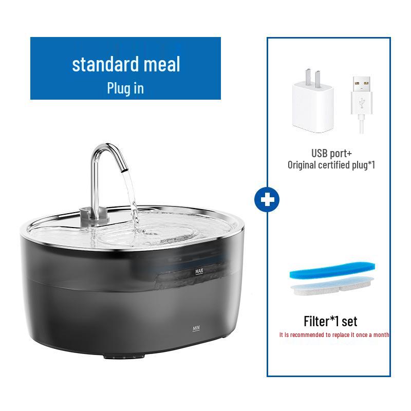 Automatischer Trinkbrunnen für Haustiere: Fließender Wasserspender für Katzen und Hunde