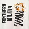 A BATHING APE Tiger double-sided print Short sleeve T-shirt XL White Men's Used