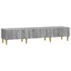 TV Stand 147 X 34.5 X 30 Cm Grey Sonoma Particleboard