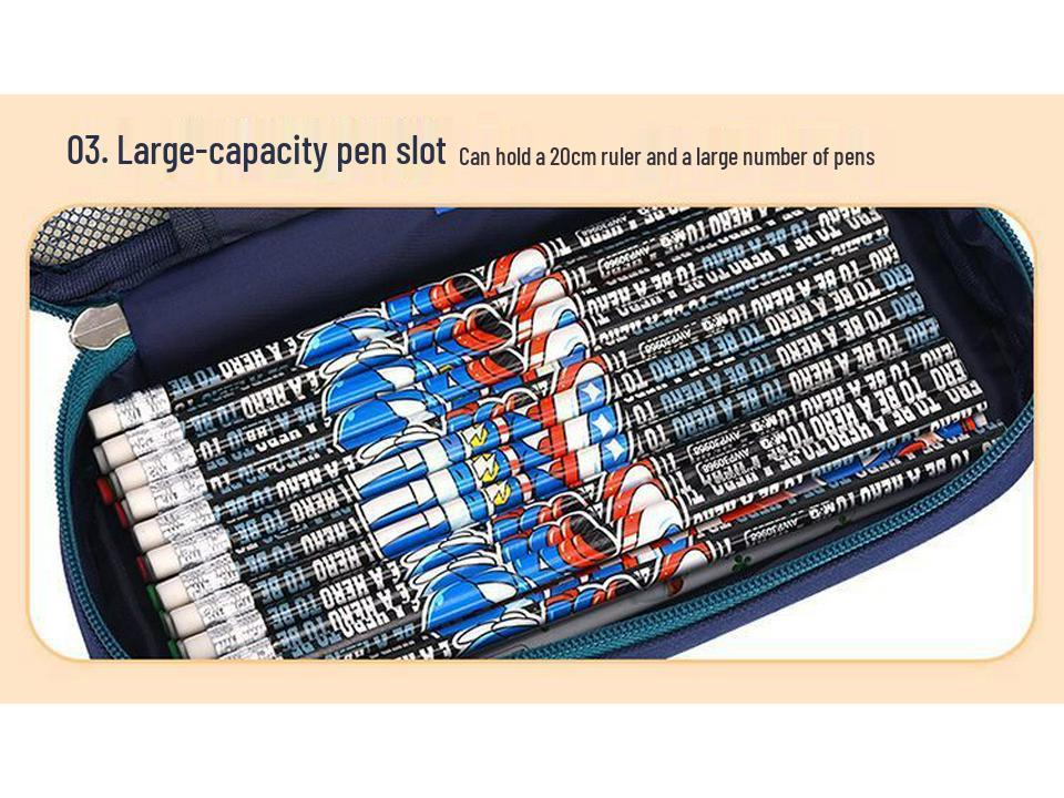 Korean Style Large Capacity Pencil Case for Students - Simple Design