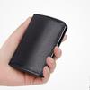 Business Card Holder Stainless Steel Magnetic Leather ID Case Corporate Gift for Men Women