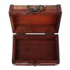 Small Wooden Storage Box Flip Open Type Vintage Jewelry Keepsake Organizer Case Home Decoration