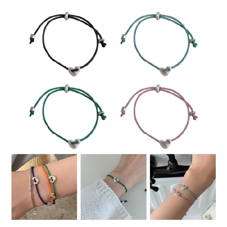 Adjustable Cord Bracelet Alloy Material Wrist Jewelry Perfect for Fashion Lovers
