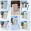 Korean Style Balletcore Pocket Purse Wallet Crystal Crossover Strap Three Fold Wallets  Girls