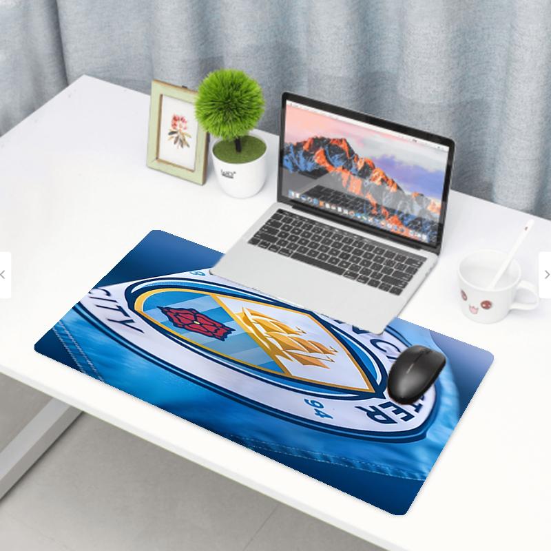 Football team City FC Print Mouse Pad, Anti‑Slip Desktop keyboard Mat, for PC Laptop Gaming Working Daily Use, Cool Festival Surprise Gift