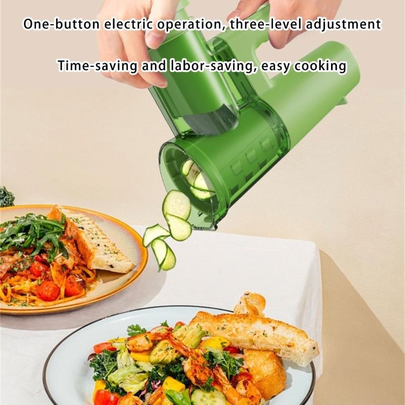 Robot da Cucina Elettrico Multifunzione per Tritare Affettare Frantumare Base Antiscivolo Parti Lavabili in Lavastoviglie Elettrodomestico da Cucina