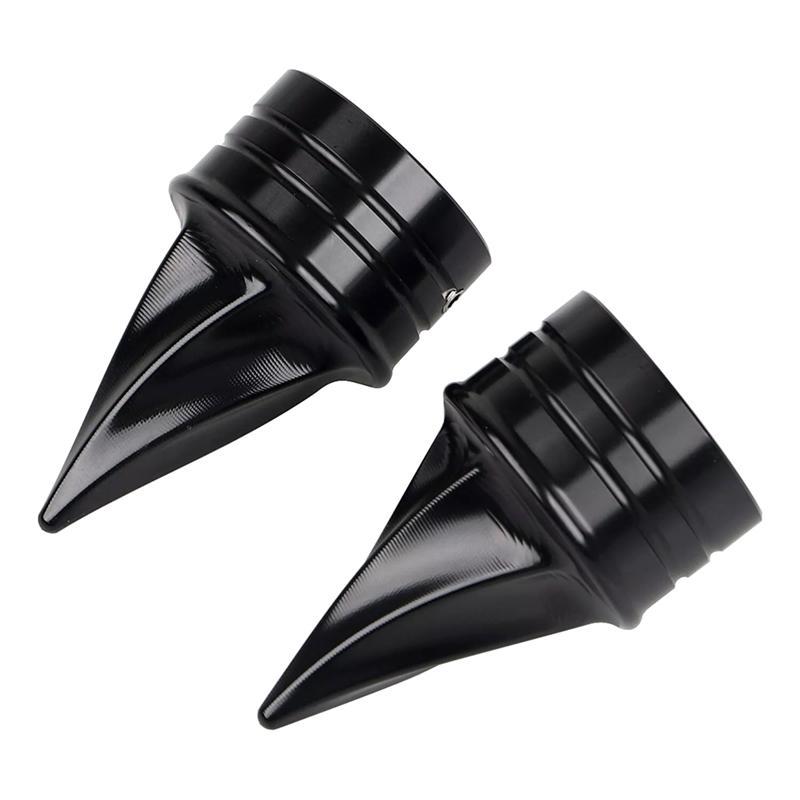 NEW-Black Front Axle Cap Nut Cover For Street Glide Road King Low Rider