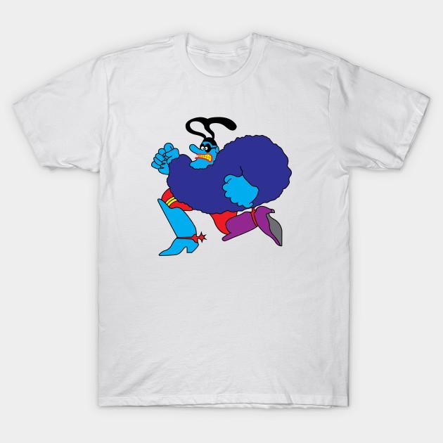 Men Black Print T-shirt Blue Meanie No-Cut Transfer Paper Print Cotton Tshirt 4XL белый