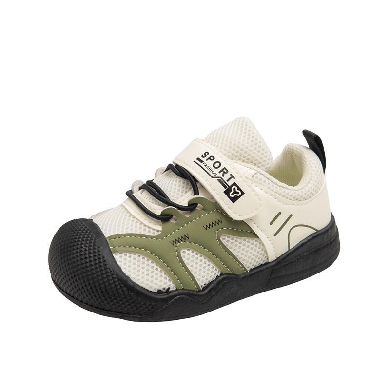 Baby boy toddler shoes mesh breathable children's sports shoes 2025 autumn new soft-soled casual shoes girls mesh shoes