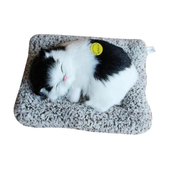 Cat Miscellaneous Goods, Figurine, Stuffed Toy, Realistic Cat Goods, Cat Interior (Dark Brown)
