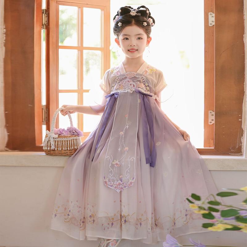 Sommer-Hanfu-Kleid für Mädchen