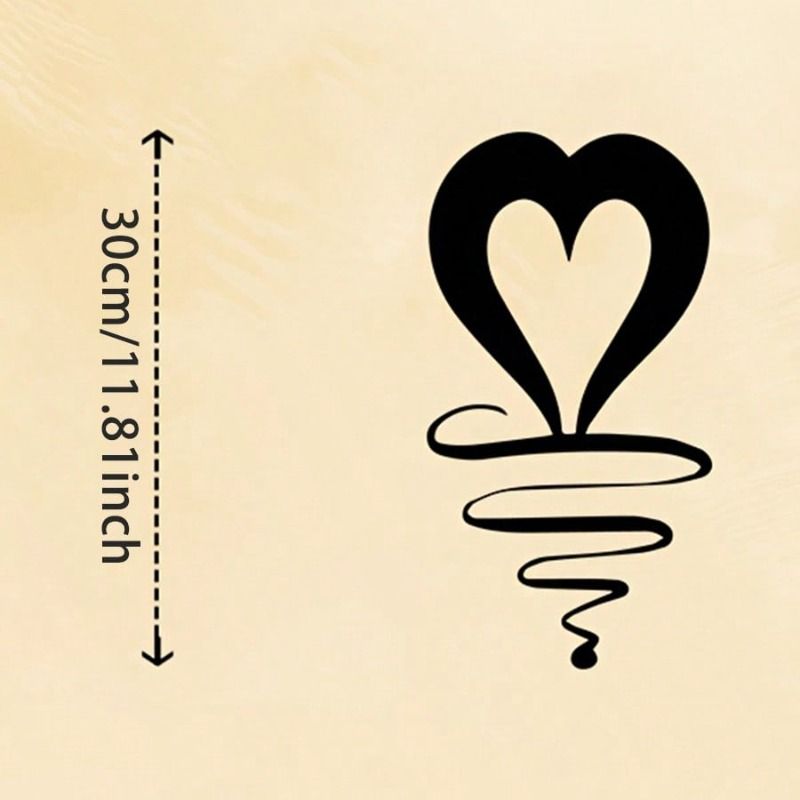 

Bronze Color Heart Metal Wall Art for Bedroom