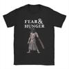 Fear and Hunger Games T-Shirt Men's 100%Cotton Clothing Vintage Horror  Crewneck Short Sleeve