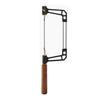 Coping Saw Round Wooden Handle Aluminum Alloy U Type Wire Frame Saw with 15T 18T 24T HSS Blades for