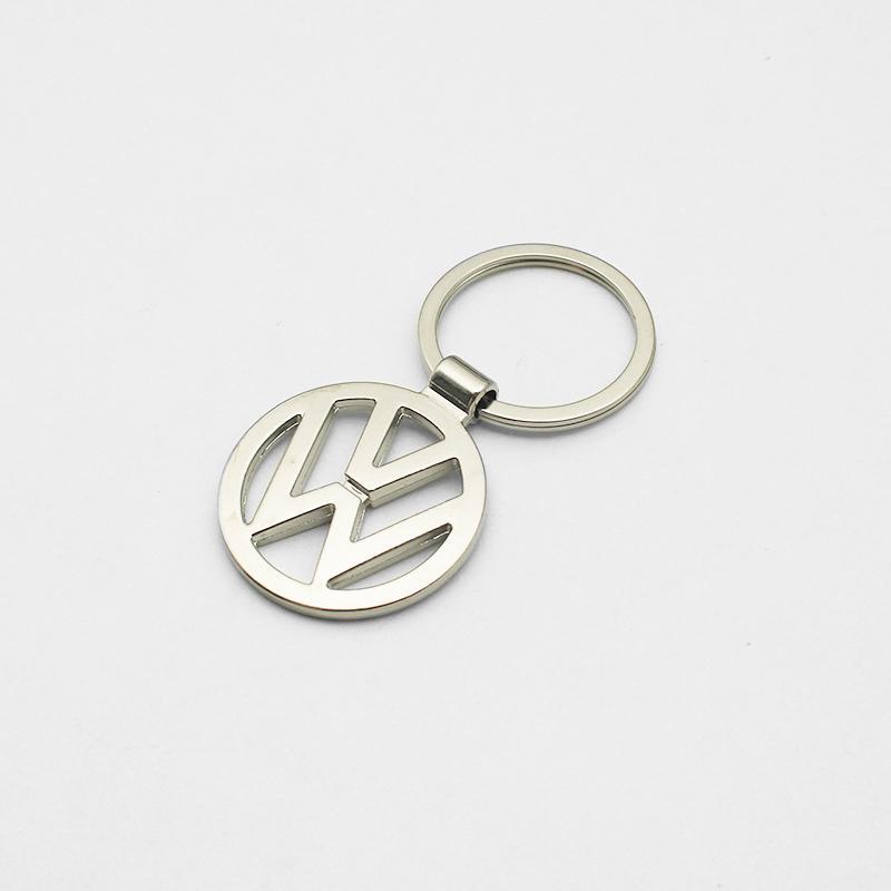 For Volkswagen 3D Metal/Leather Car Keychain Key Chain Ring Key Holder For VW Golf 6 7 8 4 5 MK4 MK5 MK6 MK7 B6 GTI Key Chain Rings Accessories YZ6
