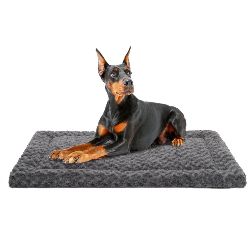 All Season Lightweight Double Sided Rose Velvet Pet Bed For Dogs Cats Soft Warm Washable Dog Mattress Cozy Pet Cushion Hypoallergenic Durable Pet Mat