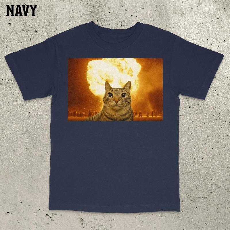 

Cat Explosion Shirt Brain Rot Shirt Ironic Cat Popular Meme Shirt Viral Meme Shirt Offensive Shirt Funny Meme Shirt 5XL різнокольоровий