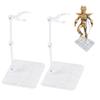 Samcos Plastic Model Figure Set of Scale Movable Doll Display Base with Adjustable for and Figures Stands, 2, 1/144 Angle, Models, Dolls, (Clear)