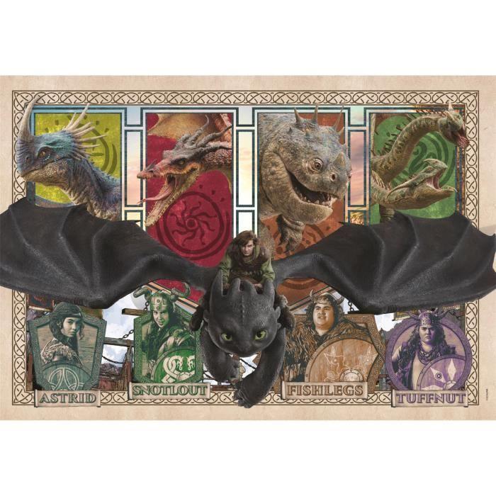 CLEMENTONI - 300 pièces Super - How to Train your Dragon